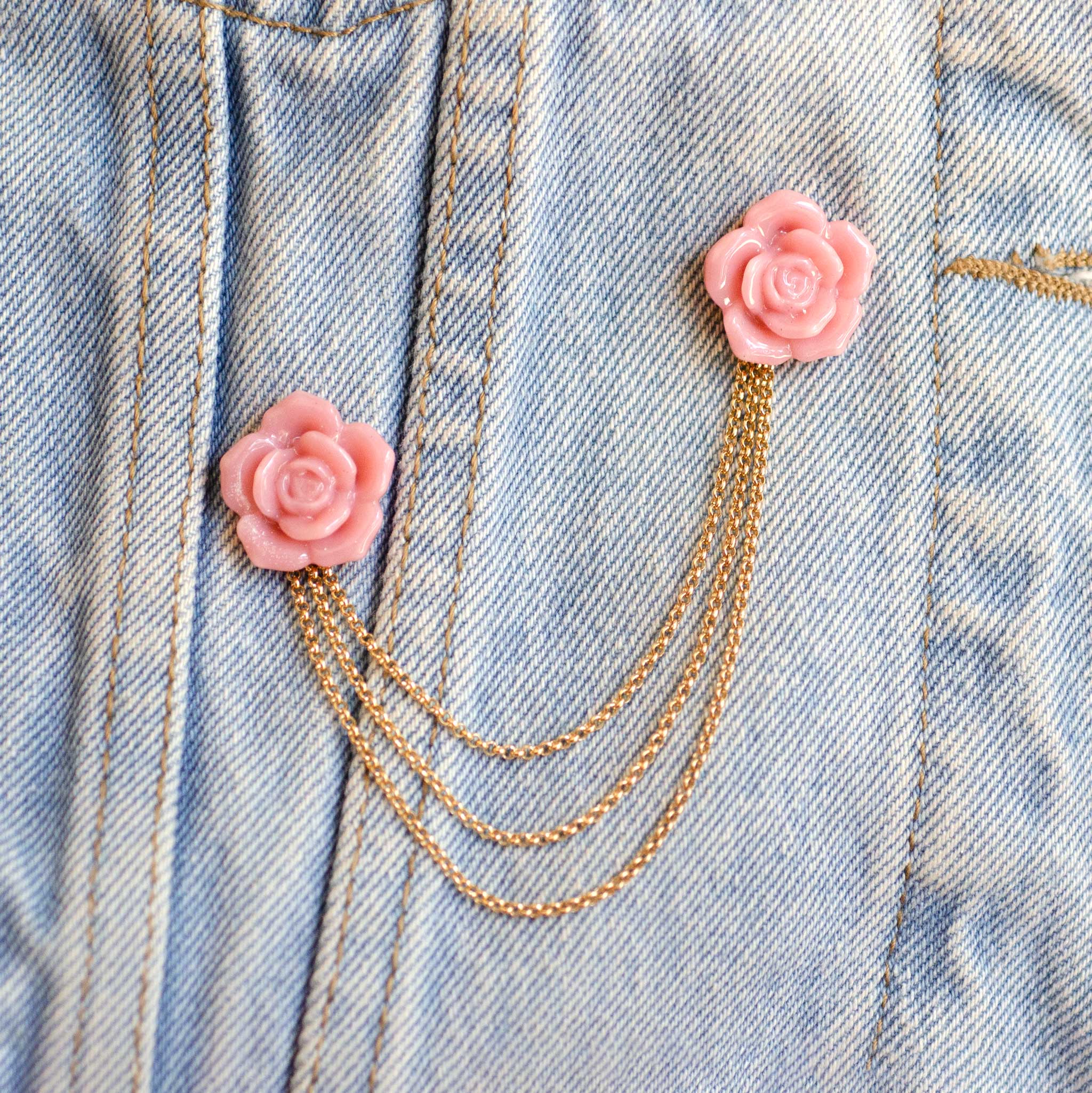 Collar Pins - Roses
