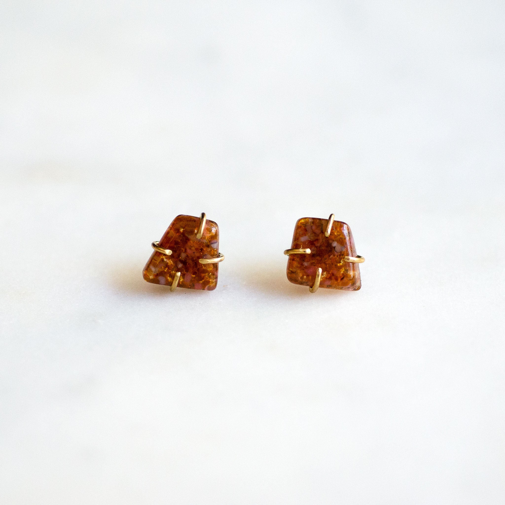 Stone Stud Earring