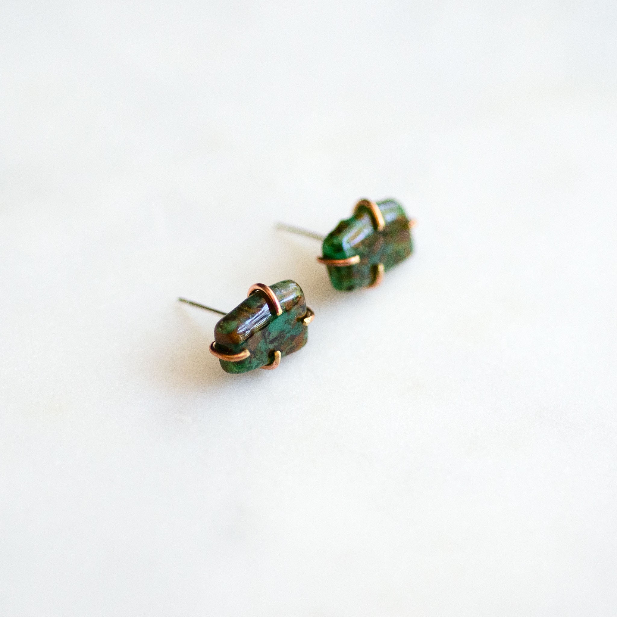 Stone Stud Earring