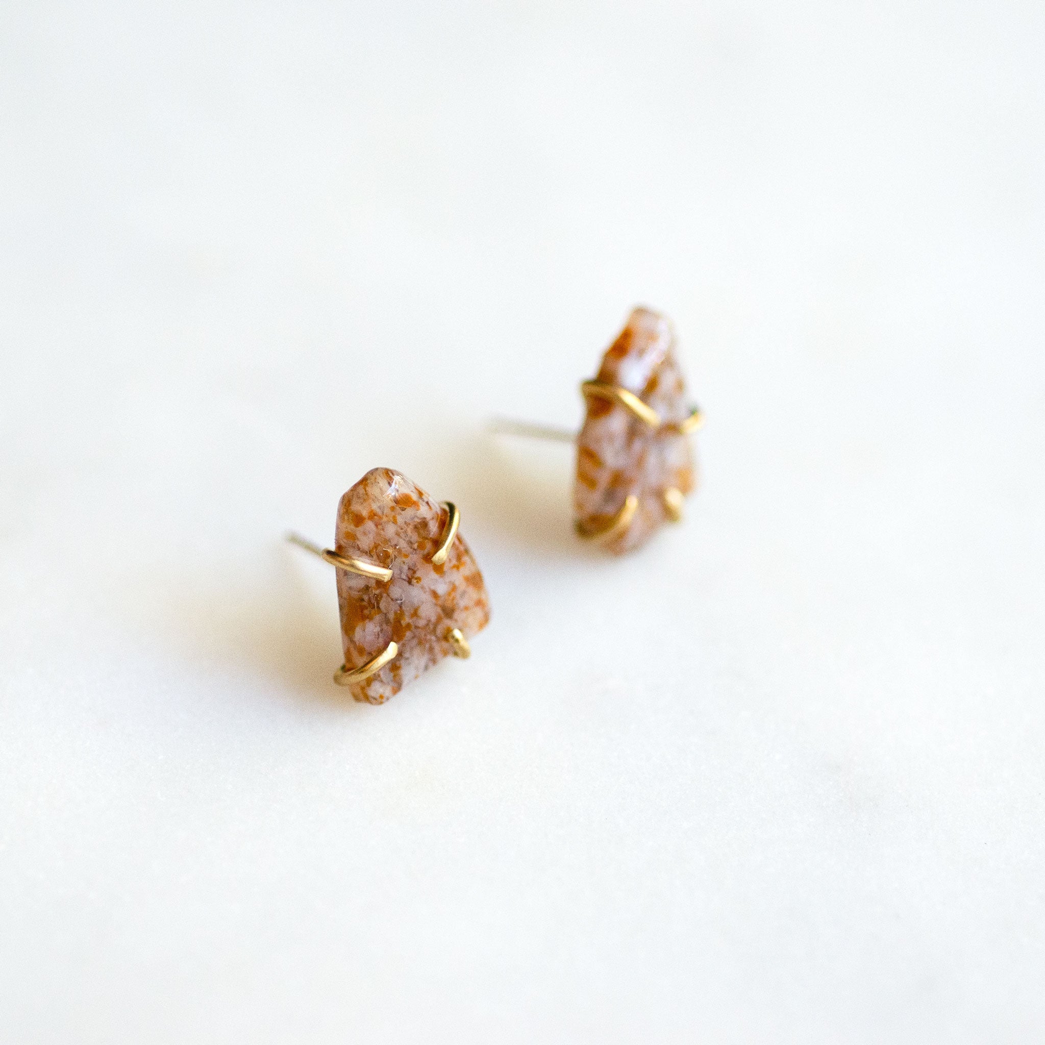 Stone Stud Earring