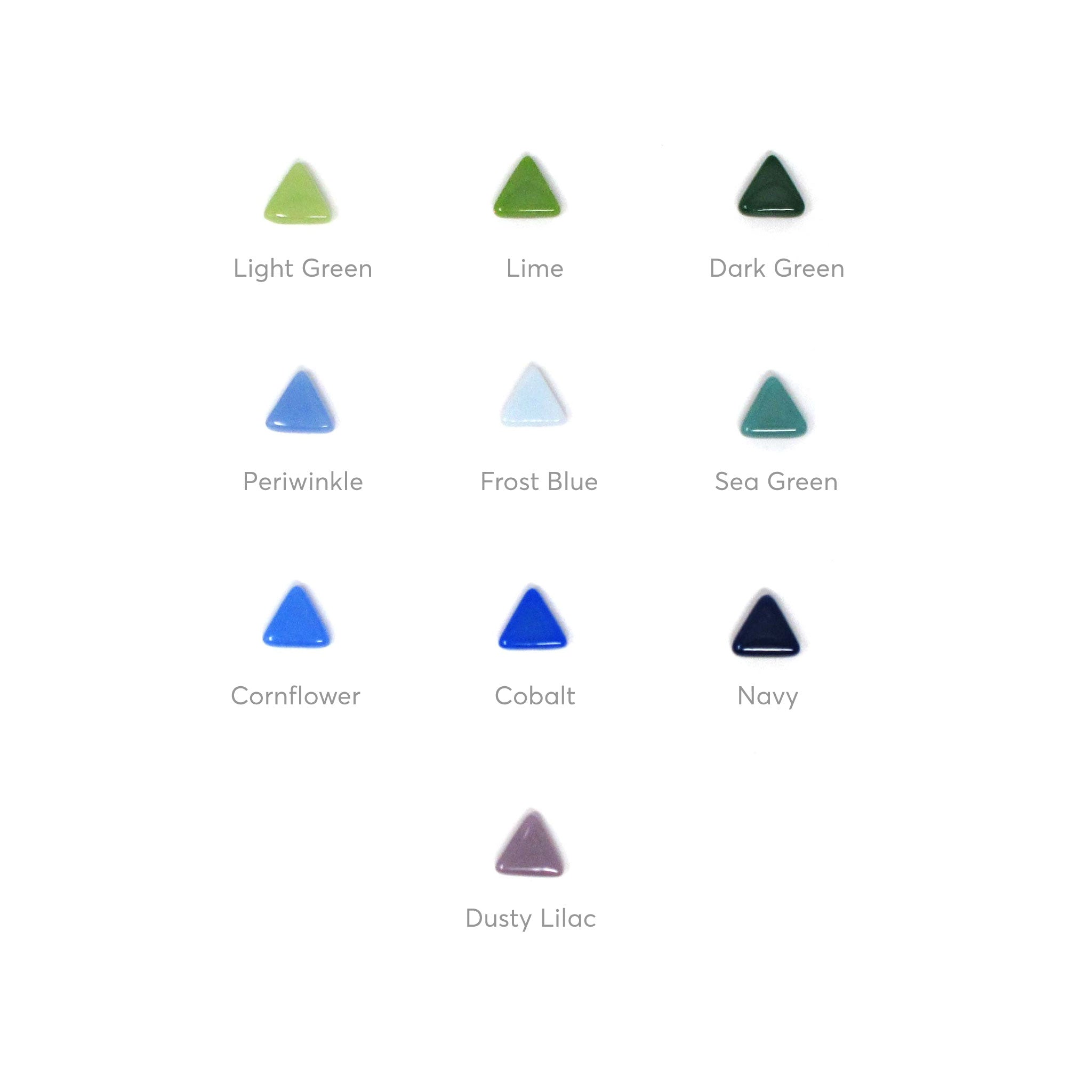 Rally Collection - Triangles - cool colors